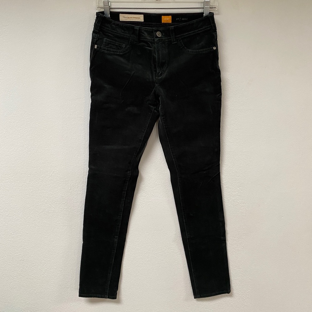 Super Dark Green Stretchy Cords